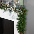 thumbnail image 4 of Northlight 9' x 14" Prelit Dakota Red Pine Artificial Christmas Garland - Clear Lights, 4 of 7