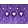 thumbnail image 1 of Ahgly Company Indoor Rectangle Abstract Purple Contemporary Area Rugs, 2' x 4', 1 of 4