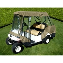 Covered Living Golf Cart Driving Enclosure for 4 - 2 Seater Roof Up to 58"