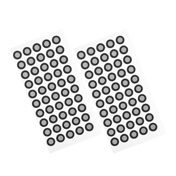 GAXIRE 2-Pack High Reflective Black Circular Dot Scanning Markers for 3D Scanner Accessories, and Precise