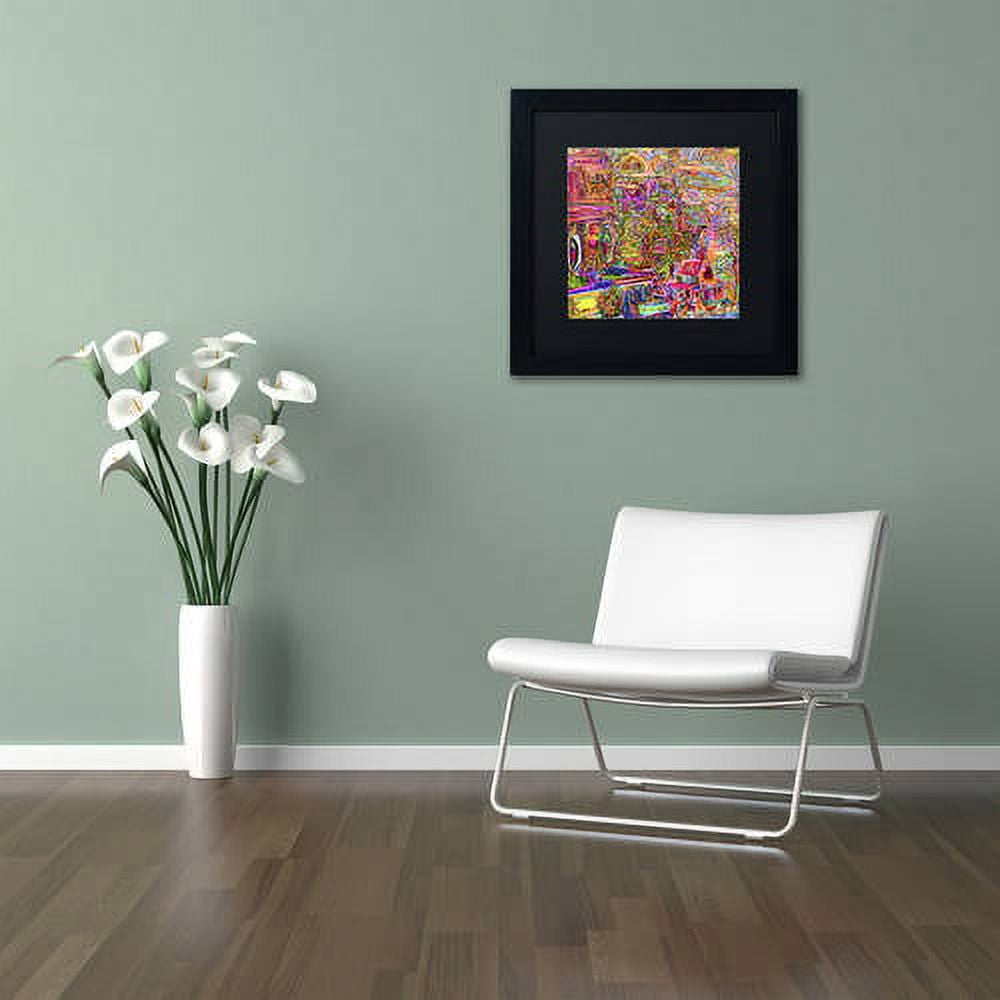 Trademark Fine Art "Strathcona No 2" Canvas Art by Josh Byer, Black Matte, Black Frame
