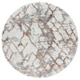 thumbnail image 4 of SAFAVIEH Horizon Milica Abstract Shag Area Rug, Ivory/Rust, 4' x 6', 4 of 8