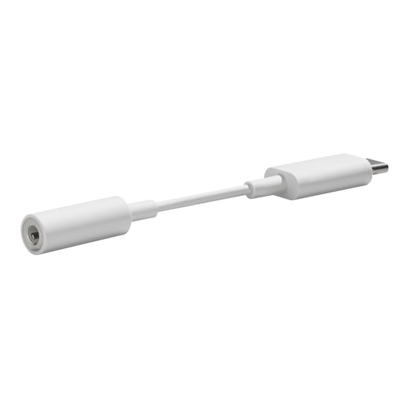 Google USB Type C to 3.5mm Headphone Adapter Pixel, XL, Pixel 2, XL, Pixel 3, Pixel 3XL, Other USB Type-C Phones - White