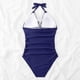 thumbnail image 4 of Conjuntos de bikini Tirantes finos Traje de baño Control de barriga para mujer (Azul marino XL) FLhrweasw Para estrenar, 4 of 8