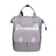thumbnail image 2 of Mochila para pañales CUTICAT grande para bebé Gris, 2 of 8