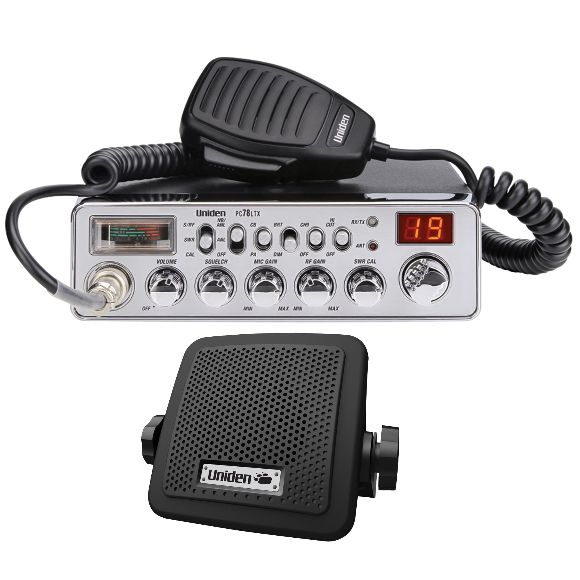 Roadpro RP-233 Tornillo 16 3 Soporte de micrófono de radio CB Dedo/Clips 