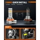 thumbnail image 4 of Bombilla LED antiniebla SEALIGHT H11/H16/H8 13000 LM 6500 K blanca, 4 of 7