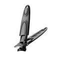 thumbnail image 1 of Cortauñas Zulema de acero inoxidable apertura ancha para mujeres adultos Negro, 1 of 8