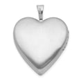 thumbnail image 6 of Auriga 925 Sterling Silver Rh-plate I Love You Rose Locket Pendant for Women(L- 20.25mm, W- 19.5mm), 6 of 6