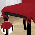 thumbnail image 5 of Wehilion Dining Chair Covers Stretch Parsons Chair Slipcover with Skirt Chair Covers for Dining Room Restaurant Banquet, 5 of 7