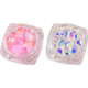 thumbnail image 1 of Decoración de uñas con cristales en forma de corazón y parte trasera plana con diamantes de imitación, 1 of 5