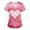 Multicolor, variant on Valentine's Day Scrub Tops for Women Stretchy Vneck Short Sleeve Cute Heart Printed Shirts Valentine's Day Nurse Uniforms Workwear Tops with Pockets