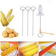 thumbnail image 1 of 1 Set Spiral Potato Cutter Cucumber Slicer Vegetable Spiral Cutter Potato Slicer BBQ Kitchen Accessories, 1 of 4