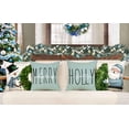 thumbnail image 2 of Red Christmas Pillow Covers 18x18 Set of 4 Farmhouse Christmas Decorations Snowman Wreath Santa Claus Tree Merry Christmas Holly Jolly Winter Holiday Decor Throw Cushion Case for Home Couch S22C17, 2 of 6