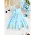 thumbnail image 3 of Musuos Kids Girl Princess Dress 9M 12M 18M 24M 3Y 4Y Sleeveless Floral Embroidery Tulle Dress Toddler Baby Cute Dress, 3 of 10