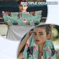 thumbnail image 6 of Garronmavis Floral Horse 1 PC Front Car Seat Towel Cover Sweat Stain Resistant with Storage Bag Breathable Non-Slip Easy Installation Car Seat Protection Fits SUV Trucks Cars Sedan Van, 6 of 9