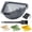 Gray, variant on Magnetic Triangle Sink Strainer Basket, Kitchen Corner Drain Rack with Twist-Open Bottom, Sink Food Scraps Filter, Sponge Holder & Produce Rinse Basket, No-Drill Sink Organizer
