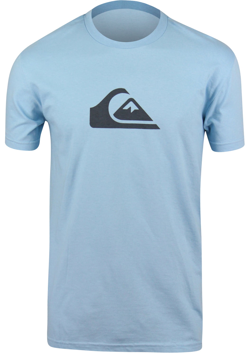 Quiksilver Mens Everyday MW Logo T-Shirt - Sky Blue/Navy - Small ...