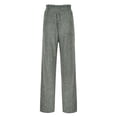 thumbnail image 3 of Gibobby Pantalones deportivos térmicos para mujer Pantalones de pierna ancha de punto sueltos casuales para mujer Pantalones de cintura elástica de talle medio(Verde,XG), 3 of 5