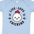 thumbnail image 4 of Inktastic Live Love Chickens Boys or Girls Baby Bodysuit, 4 of 5