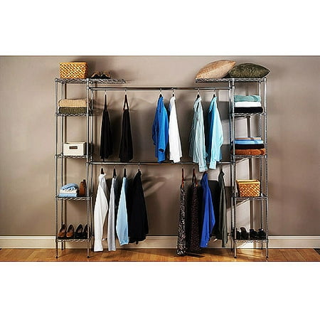 Seville classics expandable closet organizer str05813 Seville classics expandable closet organizer str05813