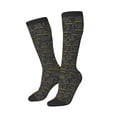 thumbnail image 2 of Fotbe Retro Excavator print Women's Men's Novelty Crew Socks Cotton Socks Knee High Socks for Walking,Running,Nurses,Pregnancy, 2 of 8