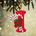 thumbnail image 2 of Zhourta Red 26 Letter Ornaments with Lollipop Deocr Hanging Christmas Tree Decorations 2025 Christmas Letters Ornaments A-Z Ornament Letters Decor, 2 of 7