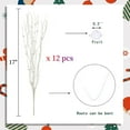 thumbnail image 5 of 12 Pack Artificial Glitter Berry Stem Ornaments 17 inch Fake Christmas Picks Decorative White Glittery Twigs Sticks Branches for Xmas Tree Vase DIY Wreath Crafts Home Decor, 5 of 8