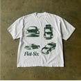 thumbnail image 1 of Kawaii Oversized Pattern Y2K New Retro Pure Cotton Print Plus Size Round Neck Loose T-shirt Men's Street Couple Clothing, 1 of 4