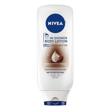 NIVEA Cocoa Butter In-Shower Lotion 13.5 fl. oz. (Best In Shower Lotion)