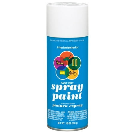 White, ColorPlace Gloss Spray Paint (Best Way To Spray Paint Interior Walls)