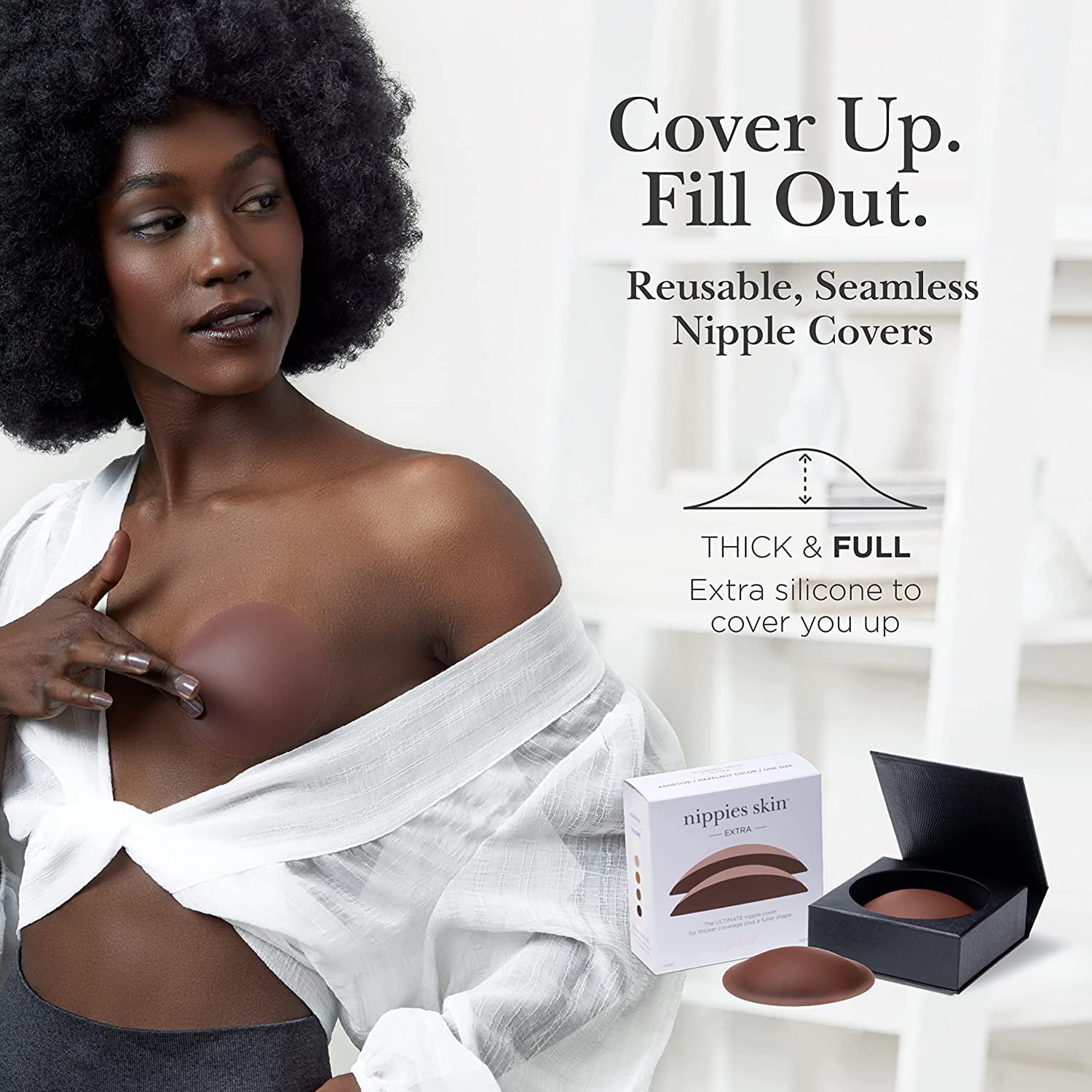 Adhesive Nipple Cover Extra Coverage  B-Six – Fruit of the Vine Boutique