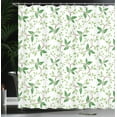 thumbnail image 3 of Ambesonne Nature Shower Curtain, Ivy Green Leaves, 69"Wx84"L, Green Brown, 3 of 4