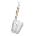 thumbnail image 1 of Colador de fideos inoxidable,Colador colador de alimentos,Cesta coladora de pasta,Araña de malla de cocina ,Cesta para freír,Cesta para hervir pasta< istorekeyword>Colador de bola de, 1 of 8