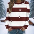thumbnail image 1 of Craaazy Chandails Athlétiques pour Femmes à Manches Longues, Col Rond, Décontractés, Imprimés, Coupe Ample, Cadeaux, 1 of 7