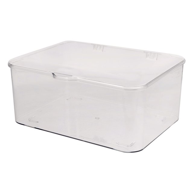 Guangmc - Caja de almacenamiento de escritorio para tazas de café con tapa y clips