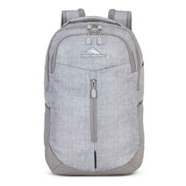 High Sierra Swerve Pro Travel or Work Laptop Bookbag Backpack, Light Gray