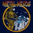 thumbnail image 2 of Boys Star Wars Metal Head Rock Droids T Shirt, 2 of 4