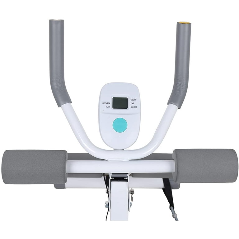 Foldable Abdominal Trainers Sit Up Bench with LED Screen Ab Exercise Bench Abdominal Workout Machine Foldable Sit Up Bench Full Body Exercise