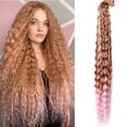 thumbnail image 3 of New Heat Resistant Synthetic Fiber Brushable Easy to braid Hair Extensions Chemical Fibre Hair Bundle Crochet Hair Wigs 8, 3 of 8