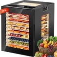 thumbnail image 4 of UrbanSync 850W Food Dehydrator Machine, 10 Stainless Steel Trays, 10 Presets, 95-167°F Temperature Control, 48-Hour Timer, Overheating Protection, LED Light, Ideal for Food, Meat, Fruit, Vegetables, 4 of 9