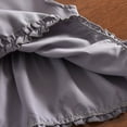 thumbnail image 6 of mgoYE Toddler Girl Outfits 5t Toddler Girl Clothes Summer Outfits Kids Short Fly Sleeve Cute Ruffle Shirts Tops Floral Pants Set(Grey,5-6 Years), 6 of 9