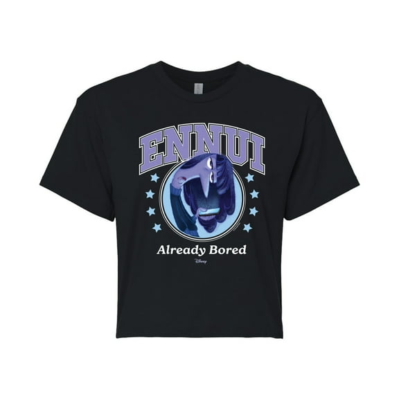 Disney - Inside Out 2 - Ennui Already Bored - Junior's Cropped Tee