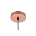 thumbnail image 4 of Classically Modern Ceiling Decorative Aluminum Circa 1 Light Honey Gold Pendant, 4 of 8