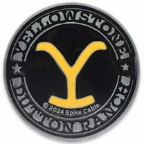 Yellowstone Dutton Ranch Brand Adhesive Metal Car Emblem for Car, Truck, or Trailer
