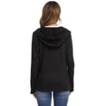 thumbnail image 3 of Purcoar Women's Long Sleeve Full-Zip Hoodie Jacket Cotton Sweatshirt, 3 of 6