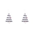 thumbnail image 4 of Adorno colgante Kearding Campana Letras estrella para árbol de Navidad Gris 2piezas, 4 of 5