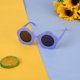 thumbnail image 4 of Gafas de sol con diseño de flores y girasoles para niños, bonitas y modernas, de colores gelatinosos, 4 of 6