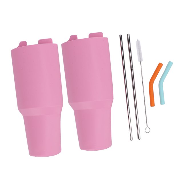 Séparateur de Plateau Intérieur en Silicone, Séparateur de Boisson 2 en 1 pour Tasse 40 Oz, Compatible avec Gobelet, Doublure de Séparateur de Boisson Réutilisable pour Fête, Loisirs