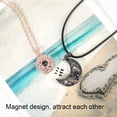 thumbnail image 5 of I Love You Necklace 100 Languages for Him and Her Projection Necklace Matching Sun and Moon Necklaces for Couples and Best Friends, 5 of 6